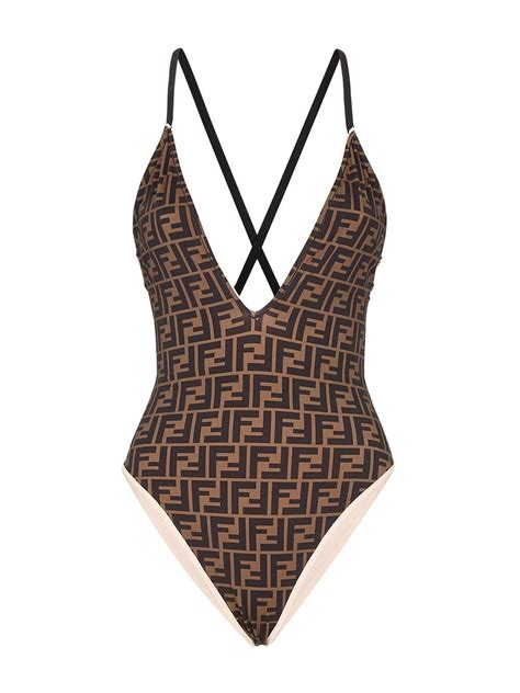 fendi one piece swimwear|fendi swimsuit women's size chart.